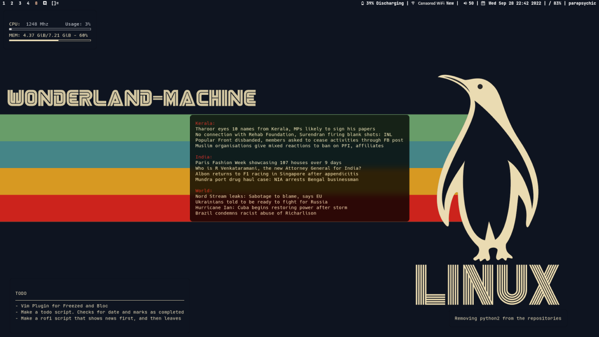 dwm desktop